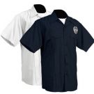 S/S Police Uniform Shirt with Hidden Zipper - Men's